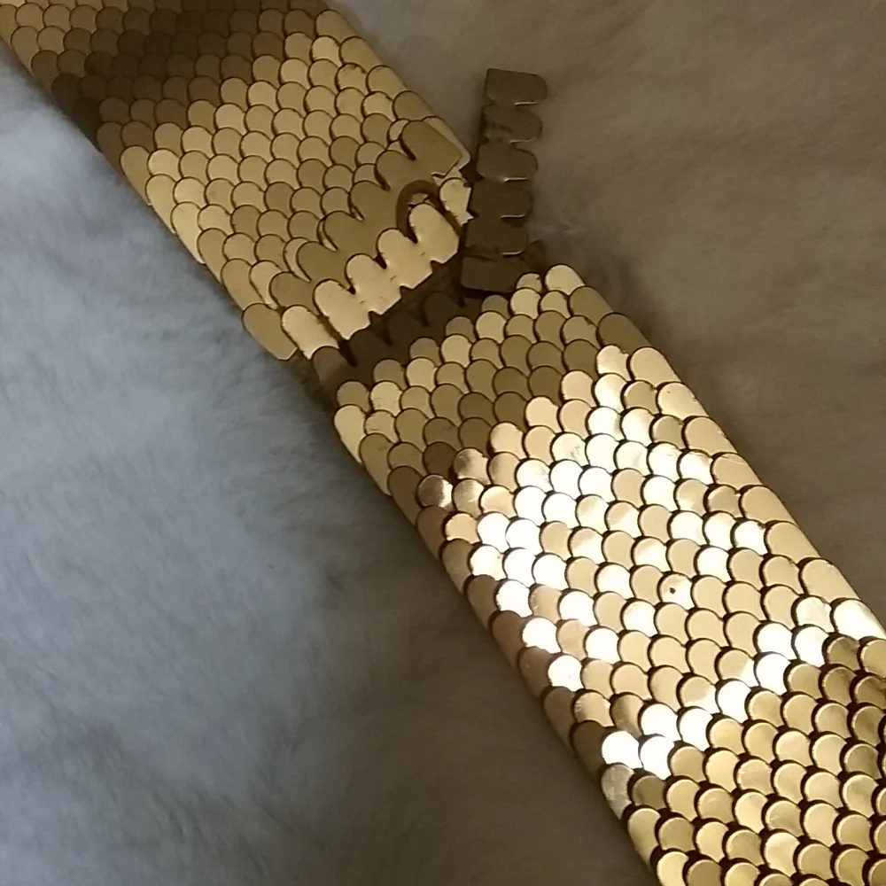 KEEPER-Vintage Gold Scalloped Belt - Picture 5 of 6